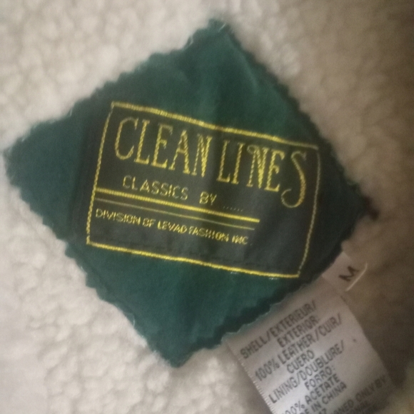 🤠Clean Lines Classics By Levad Fashion Leather & Faux Fur Vest Size Medium - Picture 4 of 4